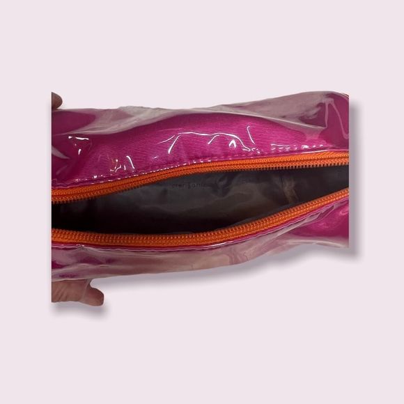 Pink and orange zippered Clarisonic travel case - Picture 2 of 2